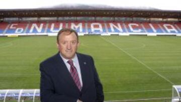 Paco Rubio, presidente del Numancia.