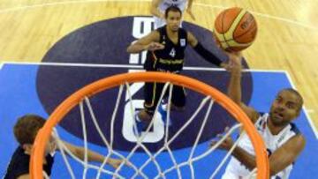 El jugador de Francia Tony Parker.