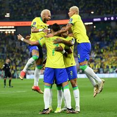 Who will Brazil play against in the World Cup 2022 quarter-finals?