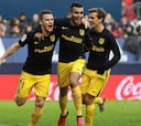 Todos los goles del Osasuna-Atlético de Madrid en imágenes