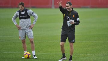 Vicente Moreno, entrenador del Mallorca.