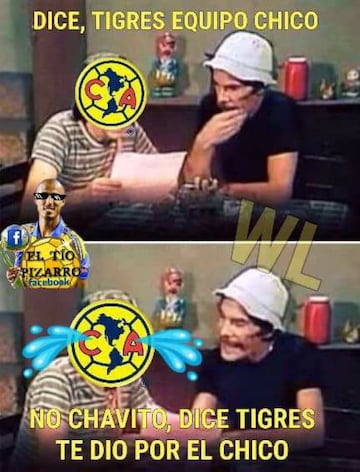 Los memes acaban América tras perder con Tigres