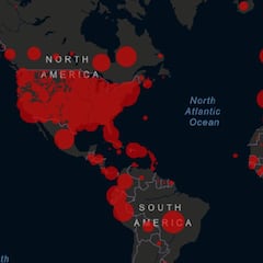 Mapa del coronavirus en el mundo, en tiempo real hoy, 8 de mayo: casos y muertos