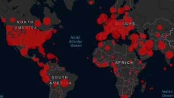 Mapa del coronavirus en el mundo, en tiempo real hoy, 8 de mayo: casos y muertos
