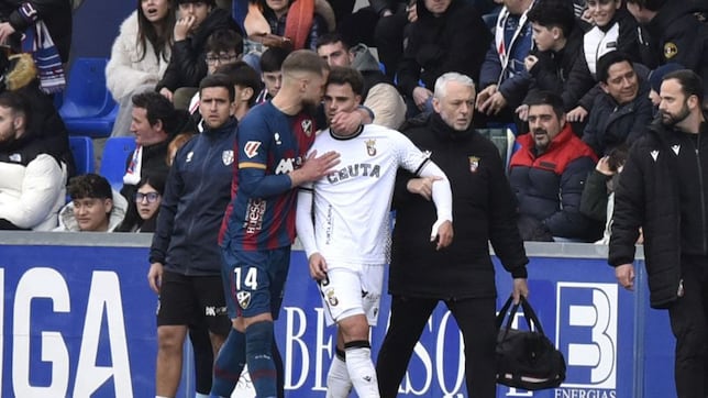 El Ceuta, indignado por la roja a Marcos Fernández