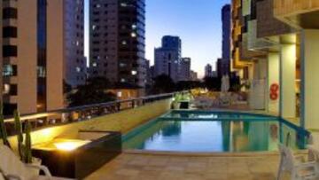 Máxima seguridad en el hotel de la selección española en Recife