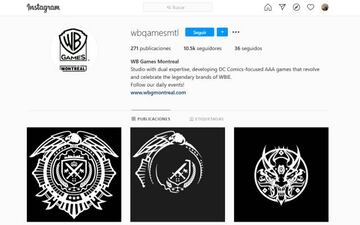 Descripci&oacute;n de WB Montreal en Instagram.