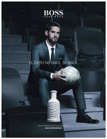 Isco Alarcón fue imagen del perfume Boss Bottled Unlimited de Hugo Boss.