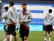 Unax del Cura, antes de afrontar la cita ante el Deportivo.