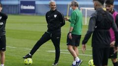 Sergio Pellicer durante un entrenamiento.