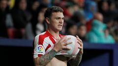 Trippier, en un partido con el Atl&eacute;tico.