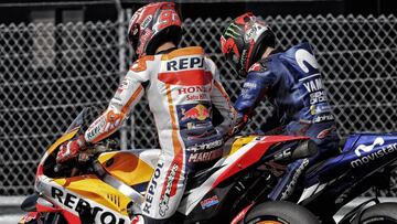 Márquez y Maverick en Assen.