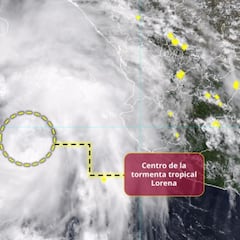Tormenta Tropical Lorena: trayectoria en vivo, estados afectados y últimas noticias