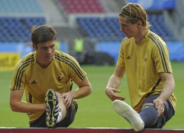 Su cicerone en Anfield. El tolosarra conocía a Torres de la Selección y fue uno de los principales apoyos de Torres en Anfield.