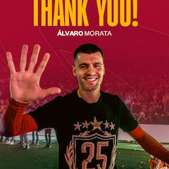 Oficial: el Galatasaray se despide de Morata