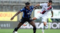 Duv&aacute;n Zapata durante un partido con Atalanta.