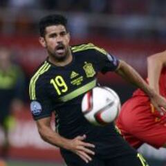 Diego Costa vio amarilla y no jugará ante Luxemburgo
