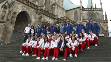Turismo en erfurt. La Selección pudo visitar la catedral de la ciudad donde se juega el encuentro.