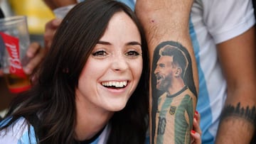neo de la selecci&oacute;n de Sampaoli, los seguidores argentinos siguen confiando en Messi. Una muestra es este brazo tatuado con la imagen del &lsquo;10&rsquo;.