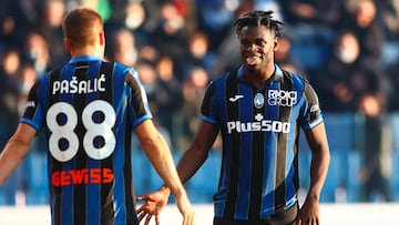 El delantero colombiano ha marcado nueve goles en 15 partidos en lo que va de la temporada con el Atalanta.