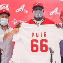 Yasiel Puig fue presentado con El Águila de Veracruz; quiere llevar al equipo a playoffs