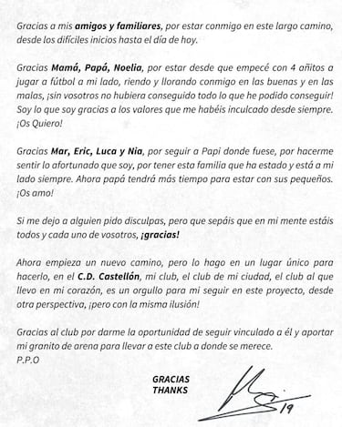 Pablo Hern¨¢ndez se retira a los 38 a?os