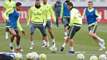 Benzema y Casemiro, con el grupo, apuntan al Valencia