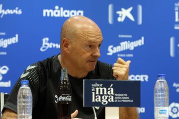 Pepe Mel,. durante su rueda de prensa.