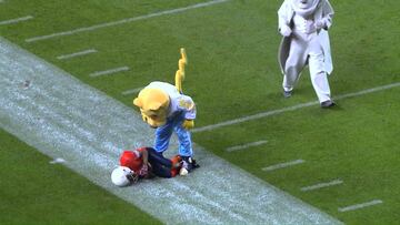 Mascotas de la NFL destrozando a equipos infantiles de football