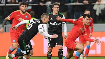 Legía - Napoli en vivo online: Europa League, en directo