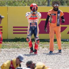 No es el primer gran incidente de Márquez