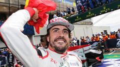 Fernando Alonso, campe&oacute;n en Le Mans. 