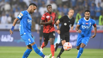 Riyadh (Saudi Arabia), 15/09/2023.- Al Hilal player Neymar in action during the Saudi League match between Al Hilal and Al Riyadh at Prince Faisal bin Fahd Stadium in Riyadh, Saudi Arabia, 15 September 2023. (Arabia Saudita) EFE/EPA/STRINGER
