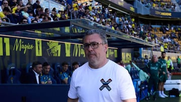 Sergio González en el Nuevo Mirandilla. Foto: Cádiz CF.