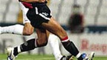 <B>SIN PROBLEMAS.</B> El Celta le marcó cuatro tantos a un débil Guimaraes.