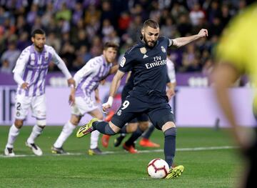 1-2. Karim Benzema marc¨® de penalti el segundo gol.ol.