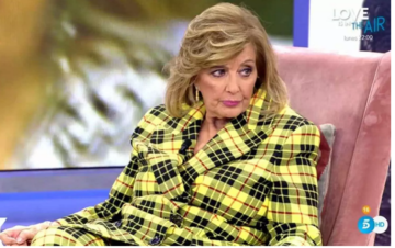 El look de María Teresa Campos inspirado en Alejandra Rubio / Mediaset.