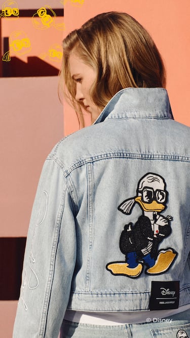 Disney y Karl Lagerfeld lanzan una colección cápsula que rinde homenaje al icónico boceto del Pato Donald de Karl Lagerfeld