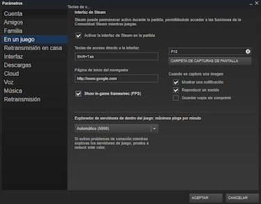 Steam incluye un contador de FPS en su último cliente beta