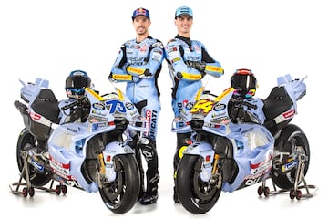 Alex Mrquez y Fermn Aldeguer con la GP24 del Gresini Racing