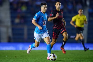  Lorenzo Farevelli of Cruz Azul during the 3rd round match between Cruz Azul and Tijuana as part of the Liga BBVA MX, Torneo Apertura 2024 at Ciudad de los Deportes Stadium on July 16, 2024 in Mexico City, Mexico.