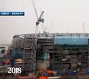 Impresionante: así se construyó el nuevo estadio del Tottenham