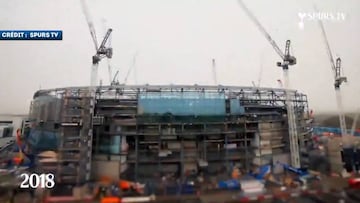 Impresionante: así se construyó el nuevo estadio del Tottenham