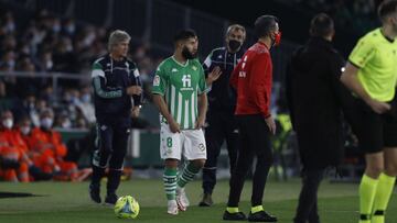 Fekir, ante el Celta.