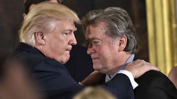 En sus &uacute;ltimas horas como presidente de Estados Unidos, Donald Trump le otorg&oacute; el perd&oacute;n a su ex asesor Steve Bannon y otras 73 personas m&aacute;s.