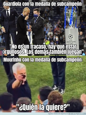 Mou se convierte en el foco de los memes más graciosos tras la final