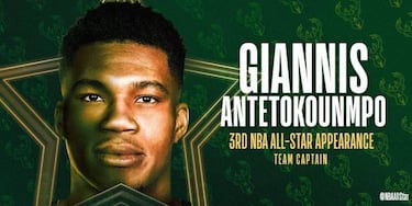 El uno por uno del equipo de Antetokounmpo para el All Star