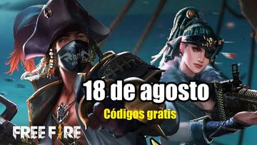 Códigos Free Fire de hoy 18 de agosto de 2021; todas las recompensas gratis