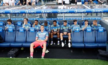 El banquillo merengue compuesto con nombres propios tales como Rodrygo, Fede Valverde y Mastantuono.