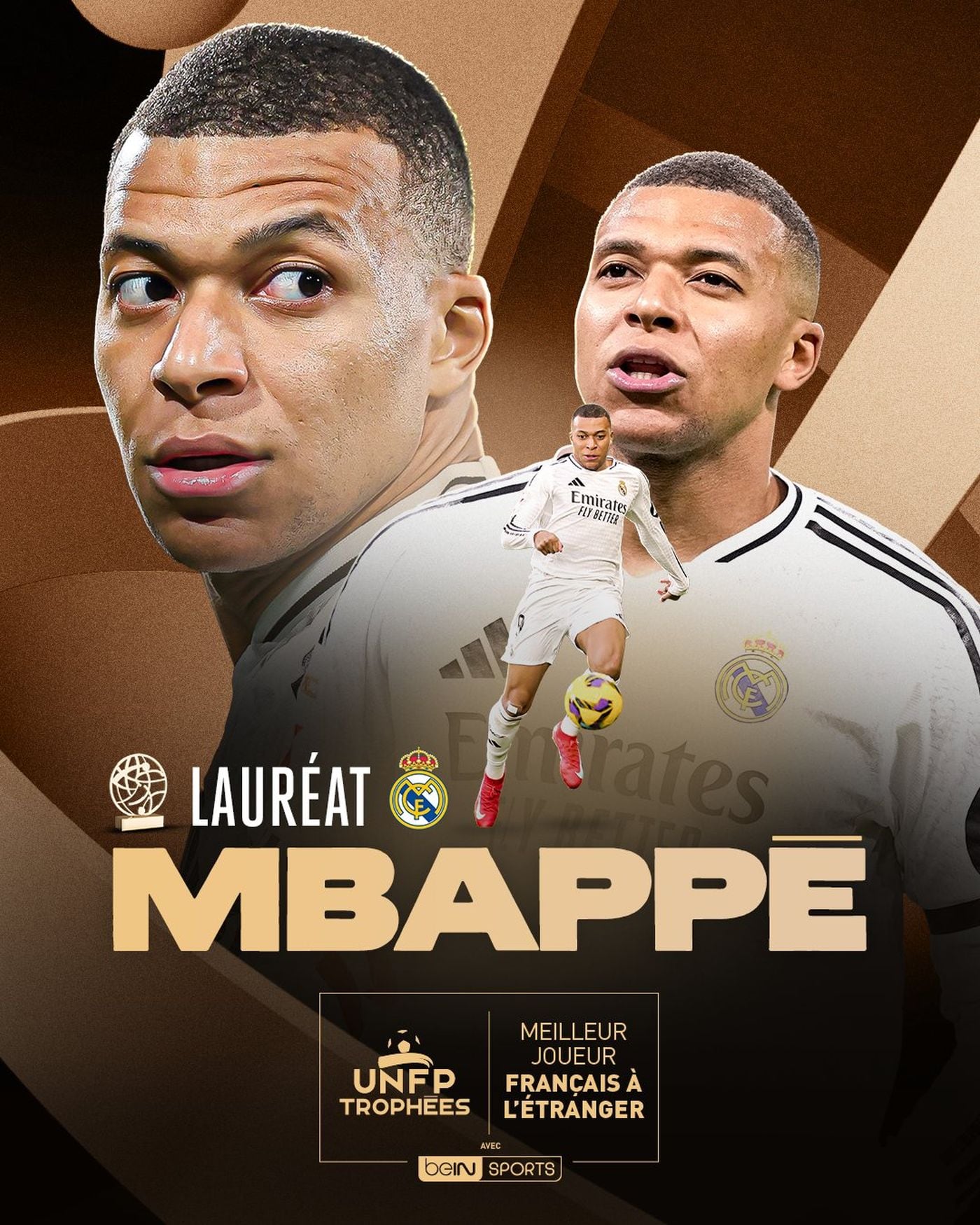 كيليان مبابي يفوز بجائزة أفضل لاعب فرنسي خارج الدوري الفرنسي بعد تسجيله هاتريك في الكلاسيكو